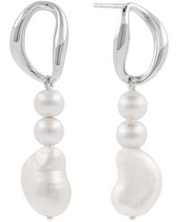 Cote Cache - Hyades Freshwater Pearl Earrings - Lyst