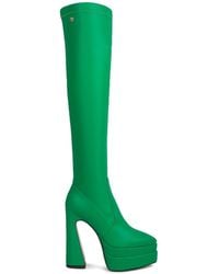 Rag & Co - Cyber-Punk High Platform Long Boots - Lyst