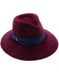 DORIA 1905 - Wide-Brim Lapin Felt Drop Hat - Lyst