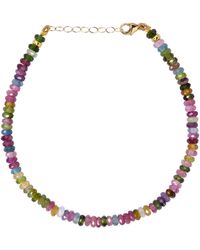 Bombyx House - Birthstone October Tourmaline Bead Bracelet - Lyst