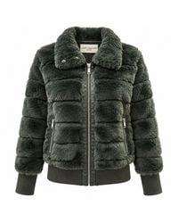 James Lakeland - Panelled Faux Fur Jacket - Lyst