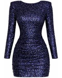 Monice London - Bey Mini Sequin Dress - Lyst