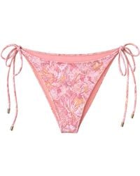Plivati - Mila Tie-Side Bikini Bottom — Ruža - Lyst