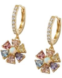 Native Gem - Psychedelic Flower Huggies - Lyst