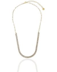 Rare Matters Jewelry - Clear Crystal Stream Necklace - Lyst