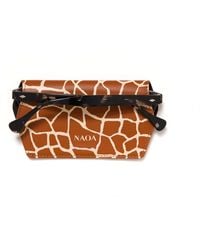 Naoa - Neutrals Slim Glasses Case Giraffe Print - Lyst