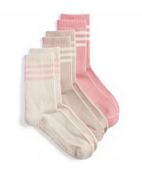 HIGH HEEL JUNGLE by KATHRYN EISMAN - Varsity Premium Cotton Pilates Yoga Grip Socks - Lyst