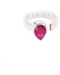 ADIBA - Resizable Ruby Ring - Lyst
