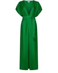 Leyla Maya Ltd - Sophia Luxe Emerald Dress - Lyst