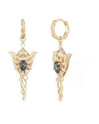 Azura Jewelry New York - Evenfall Star Drop Earrings Vermeil - Lyst