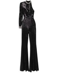 Nissa - Sequined Flare Jumpsuit - Lyst
