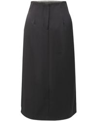 Smart and Joy - Trapeze Skirt With Open Back Panel - Lyst