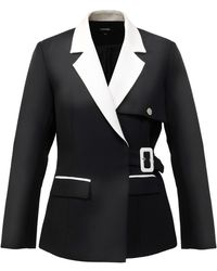 Smart and Joy - Bi-Color Tailor Jacket - Lyst