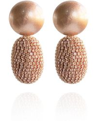 Saule Label - Selena Clip-On Earrings - Lyst