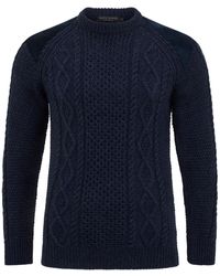 Paul James Knitwear - Chunky Merino Wool Archiee Shooting Jumper - Lyst