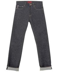 Din & Deen - Regular Fit Raw Selvedge Denim Jeans Katana Collection - Lyst
