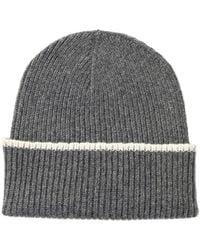 Kinalba - Ladies Mid-Weight Ribbed Cashmere Beanie Hat - Lyst