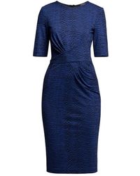 Rumour London - Rebecca Soft Jersey Dress With Waistline Drapes - Lyst