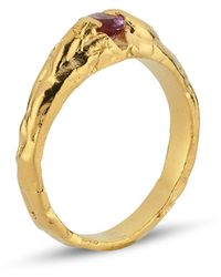 ASSUWA - Amphitrite Ring With Amethyst - Lyst