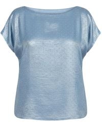 Stovaria - Sandwashed Silk Blouse With Swarovski Crystal Detailing - Lyst