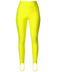 AGGI by HALEWSKI - Gia Laser Yellow Pants - Lyst