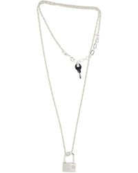 Vickisarge - The Mouche Lock Necklace - Lyst