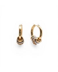 Miss Cecilia - Layered Grace Hoops - Lyst