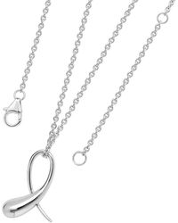 Lucy Quartermaine - Sterling Drop Cross Pendant - Lyst