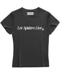 Dont Eat the Homies - Let Spiders Live Baby Tee - Lyst