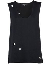 Una Berzina - Grunge-Style Top With Holes - Lyst