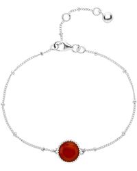 Auree - Barcelona July Birthstone Bracelet Carnelian - Lyst