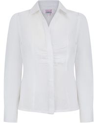 K-Win London - Classic Ruched Shirt - Lyst