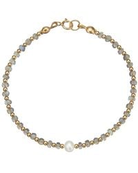 Lily & Roo - Labradorite Gemstone Bracelet - Lyst