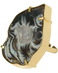YAA YAA LONDON - Quiet Luxury Druzy Swirl Adjustable Ring - Lyst