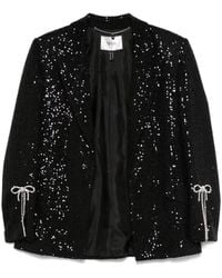 Nissa - Sequin-Embellished Blazer - Lyst