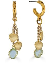 Loni Paul Jewelry - Heart Charm Earring - Lyst