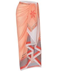 DHARA SHETH DUBAI - Peach Blossom Resort Sarong - Lyst