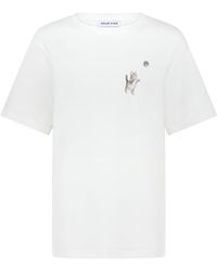 Sour Figs - Kitten And Moon Print T-Shirt - Lyst