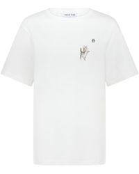 Sour Figs - Kitten And Moon Print T-Shirt - Lyst