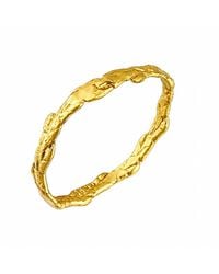 Mother Nature Jewelry - Juniper Leaf Twig Ring, Handmade Minimalist Band - Lyst