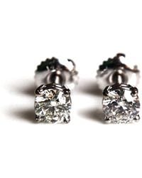 VicStoneNYC Fine Jewelry - Natural Diamond Stud Solid Earrings - Lyst