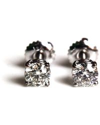 VicStoneNYC Fine Jewelry - Natural Diamond Stud Solid Earrings - Lyst