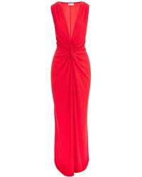 ROSERRY - Mallorca Sleeveless Glitter Jersey Maxi Dress In - Lyst