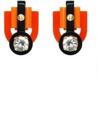Gissa Bicalho - Handmade Acrylic Earring S Stone Rhinestones - Lyst