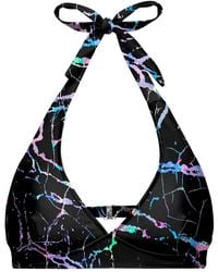 Aloha From Deer - Nocturnal Glow Halter Neck Bikini Top - Lyst