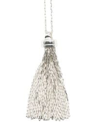 Miss Cecilia - The Tassel Drop Necklace - Lyst