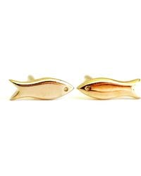 Lime Tree Design - Mini Fish Stud Earrings - Lyst
