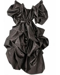 Miro Misljen - Sequined Ruffled Wrap Dress - Lyst
