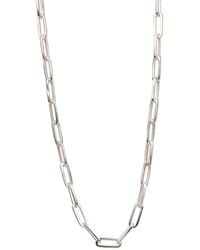 Lila Rasa - Paperclip Chain Necklace Large - Lyst