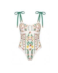 Jessie Zhao New York - Spring Garden Reversible One Piece Swimsuit - Lyst